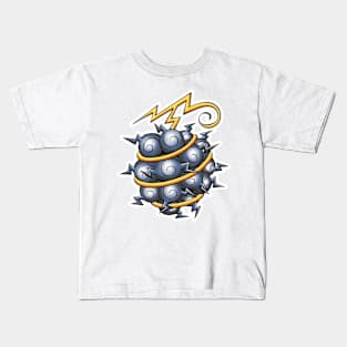 Jiki Jiki no Mi - Eustass Kid Devil Fruit (No Name) Kids T-Shirt